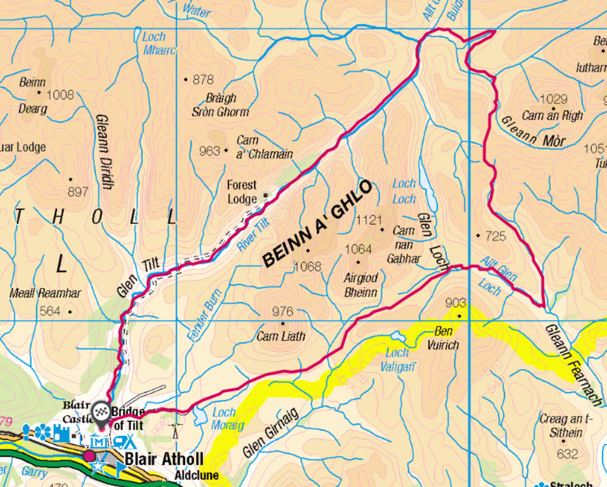 Beinn a Ghlo - Overview